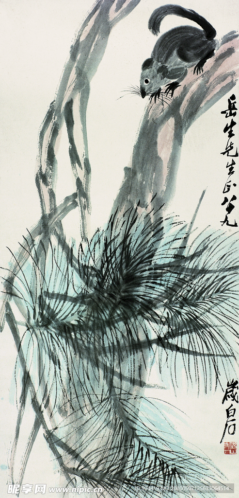 白石国画
