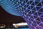 中国2010年上海世博会世博轴夜景