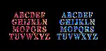 立体字母字体设计