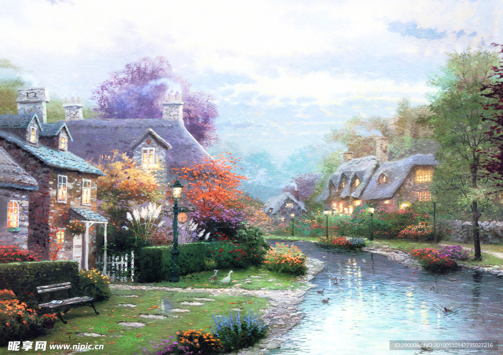 油画风景