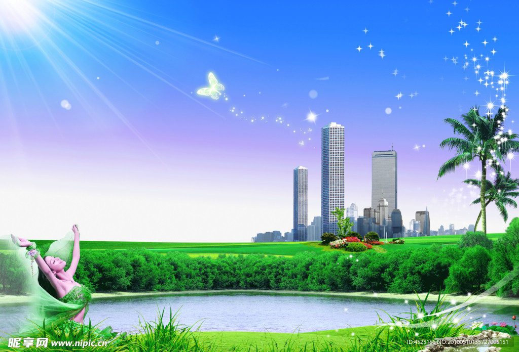 夏日风景