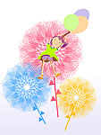 花朵和小孩