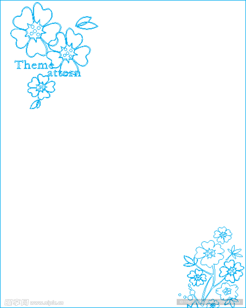 花 花纹 theme attern