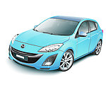 Mazda 轿车 蓝色 马自达