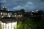 夏天的博物馆夜景