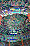 北京天坛公园祈年殿内藻井