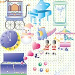 日本淡雅风格可爱物品