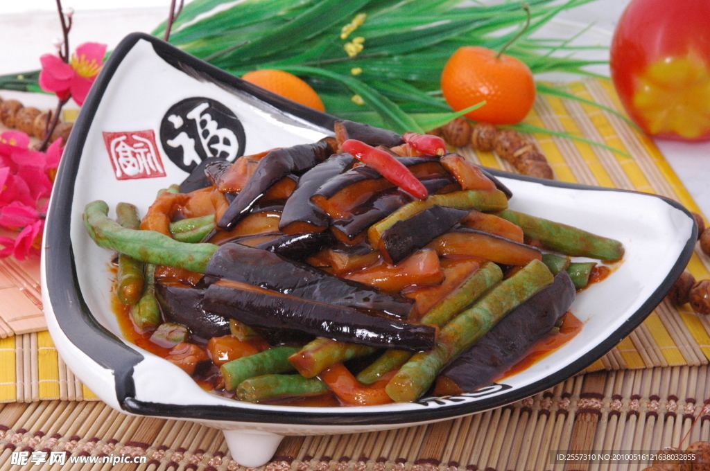 蚝油豆角茄