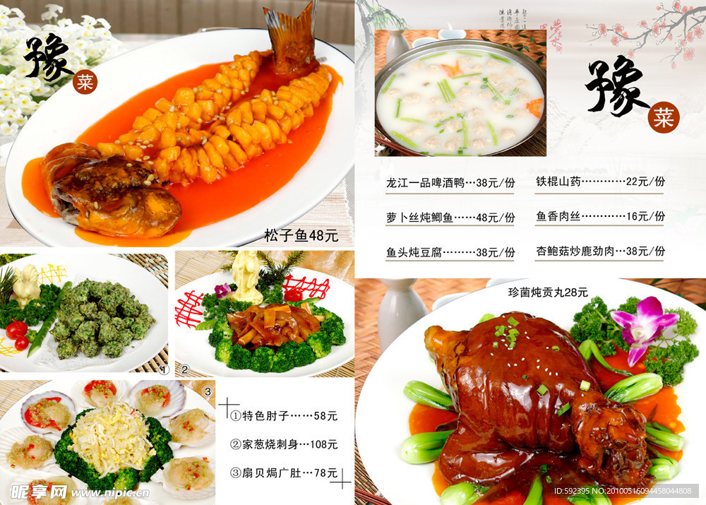 菜谱 内页 设计