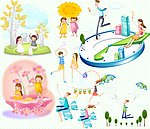 温馨情侣插画