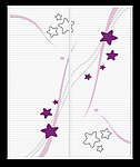紫色五角星