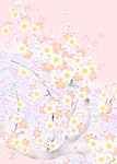日本风格背景图 清新浪漫花纹