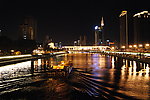 夜色海河之波