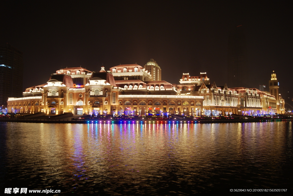 金湾广场夜景全图