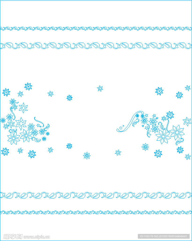花 花纹 雪花 叶子