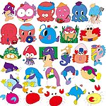 五颜六色的海洋生物