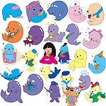 五颜六色的海洋生物