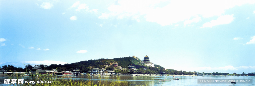 颐和园 南湖胜景