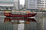 炮船游弋海河
