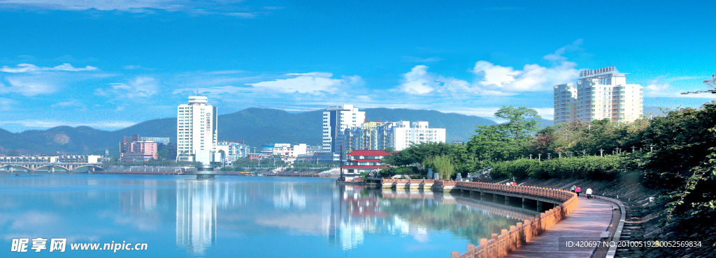 河源珠江河景色 河源