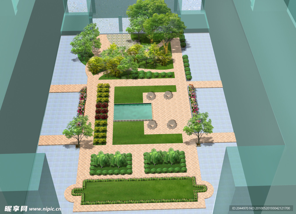 校园中庭设计