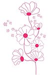 花 墙贴