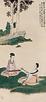 桐荫仕女