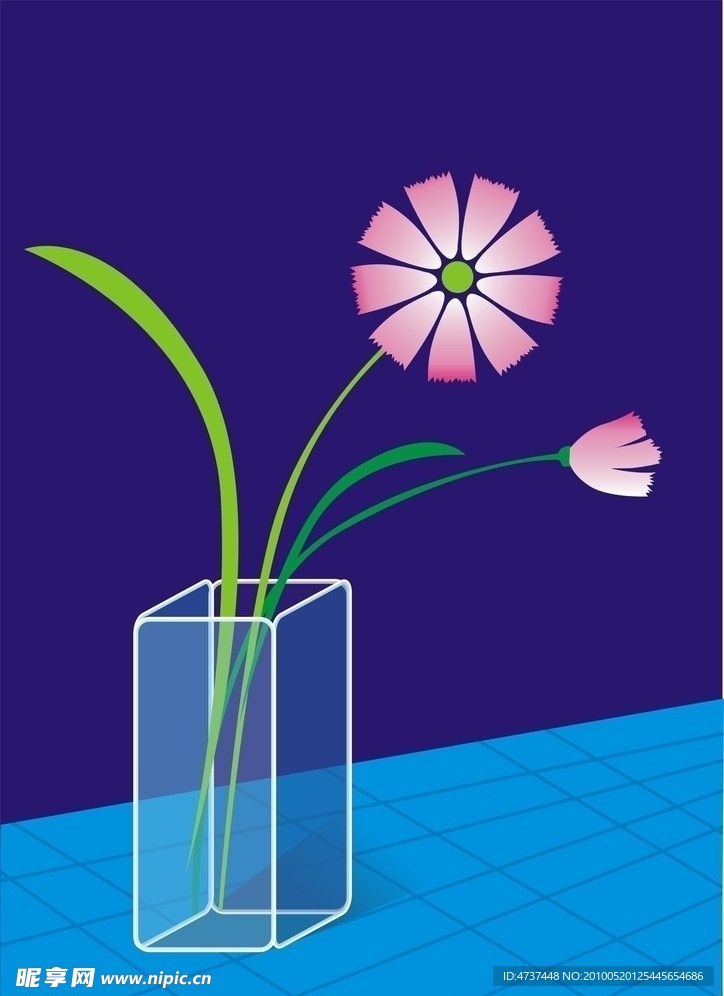 矢量花卉