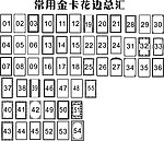 金卡花边