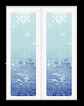 线条花纹 移门