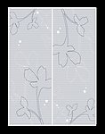 线条百合 移门