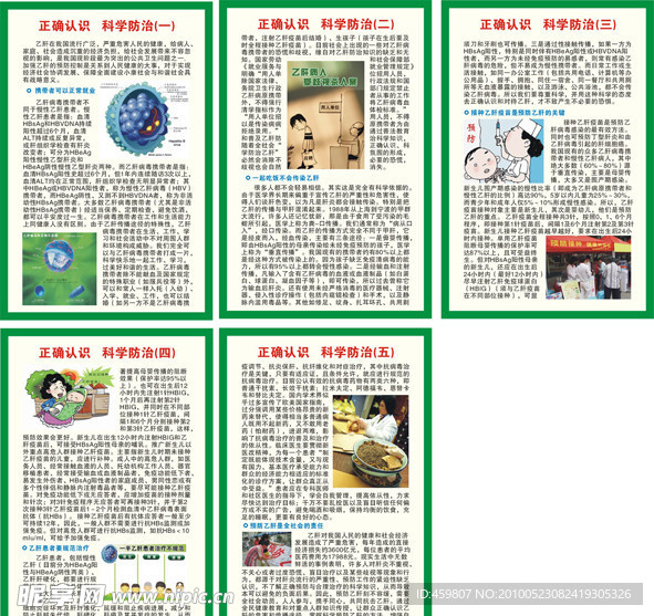 正确认识 科学防治 乙肝 展板 模板