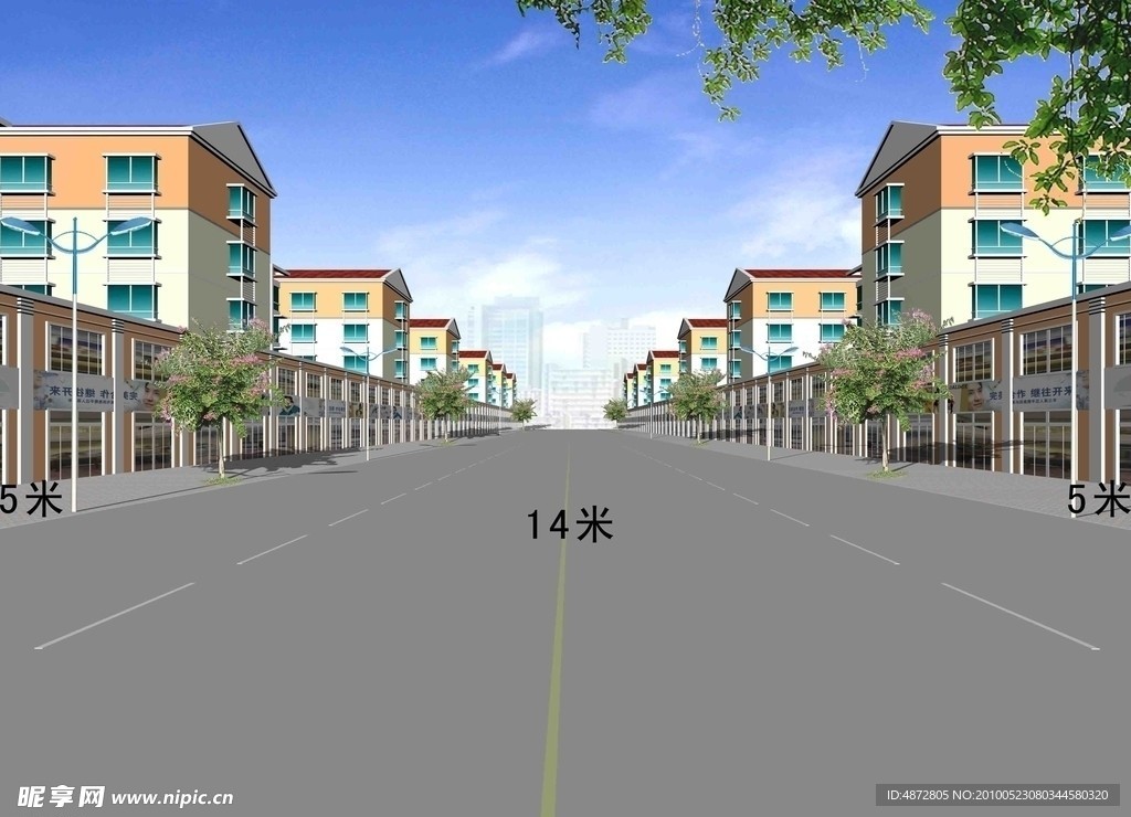 道路效果图