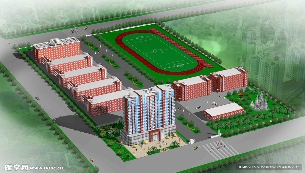 学校效果图