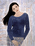 飘发美女