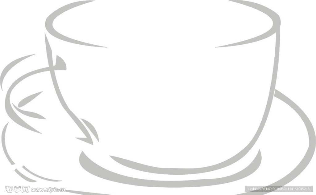 矢量茶杯