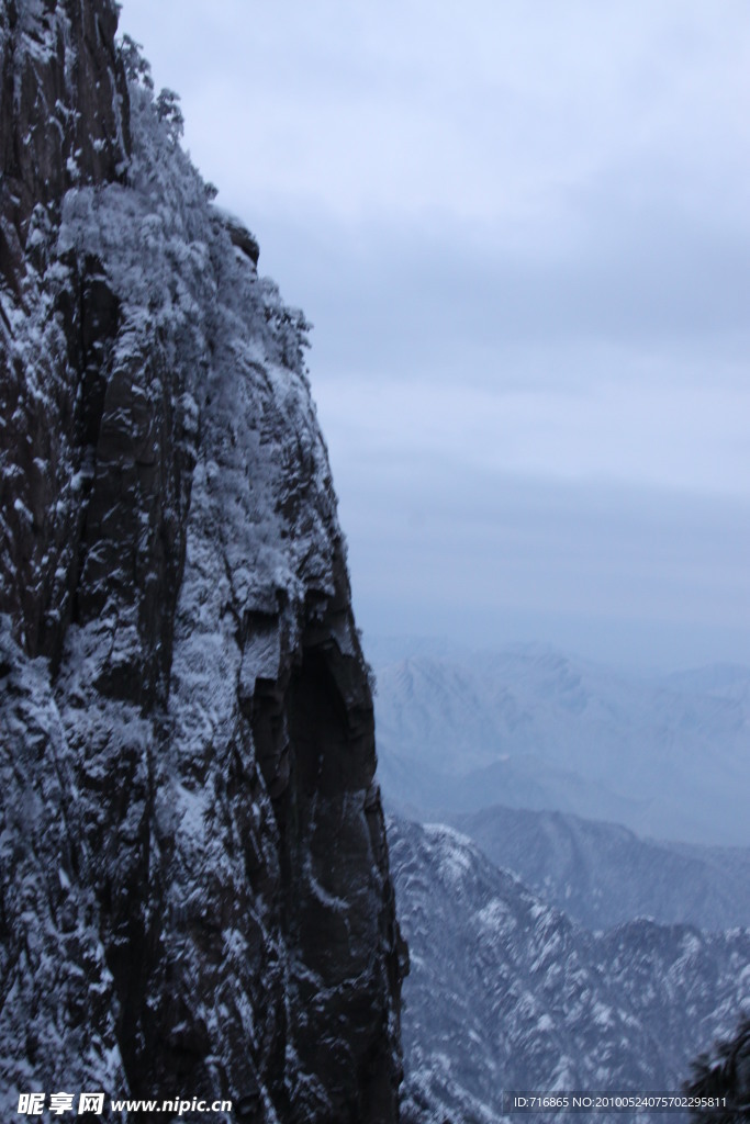 冬之黄山 峭