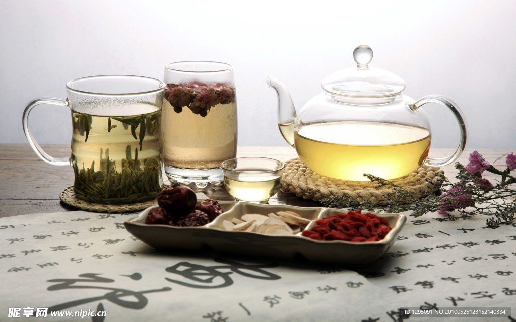 茶壶 茶杯 茶叶