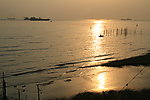 长江夕照