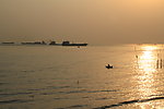 长江夕照