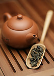 泡茶茶具情景图 乌龙茶叶