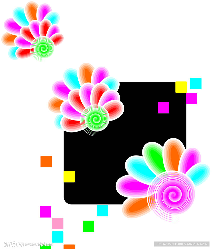 矢量花纹