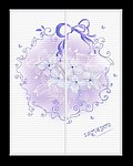 紫色花纹