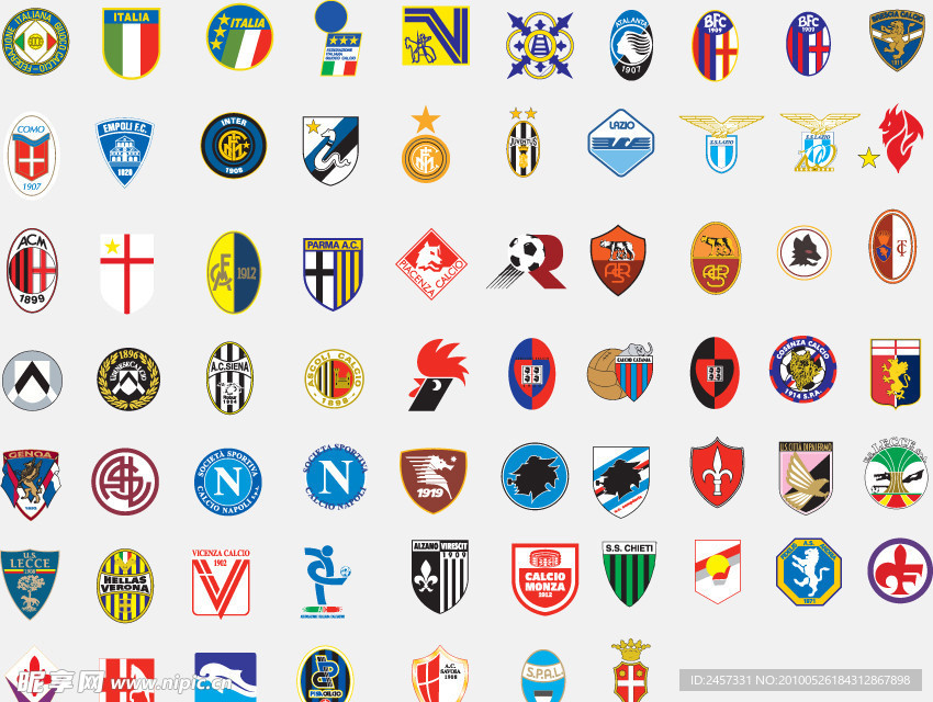 足球俱乐部标志大全图片
