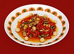 辣椒鸡丁 红辣椒 蒜香味 炒肉
