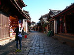 丽江古城青石路