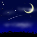 宁静的夜空