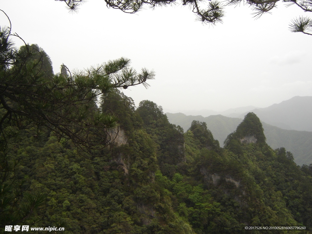 美丽的山