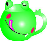 可爱卡通青蛙茶杯