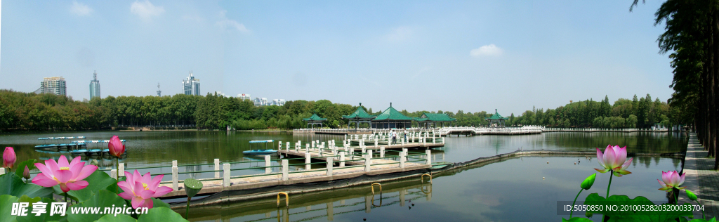 武汉东湖内湖景色